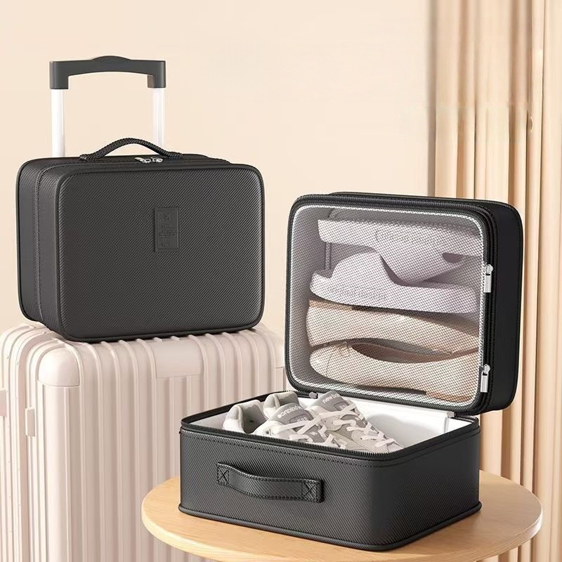 Sneaker Care Shoe Box - Upgrade Travel Shoe Bag Organizer Zipper