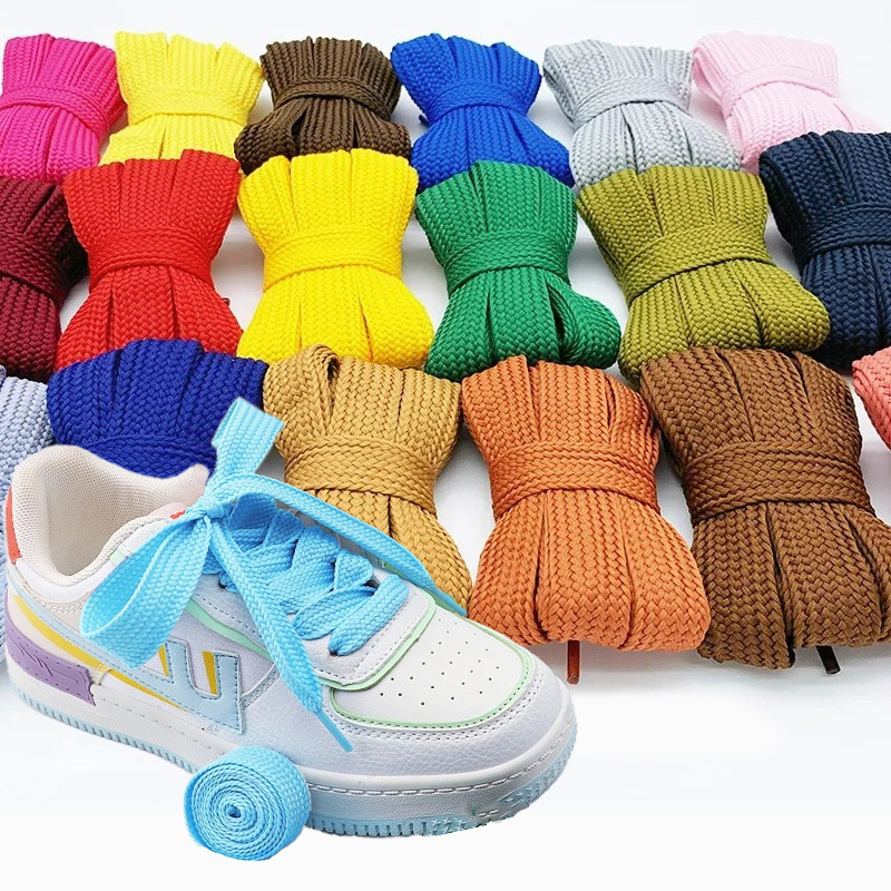 Sneaker Care Accessories - 1Pair 2CM New Fashionable Cotton Rope