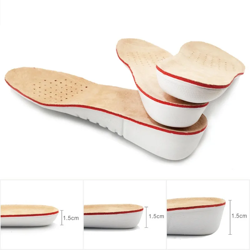 Leather Sneaker Care Kit - 1Pair Height Increase Insole Men Woman