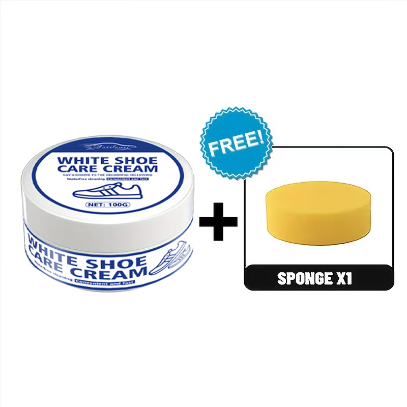 White Sneaker Care Cream with  - đánh giá và giá Sneaker Care Whitener