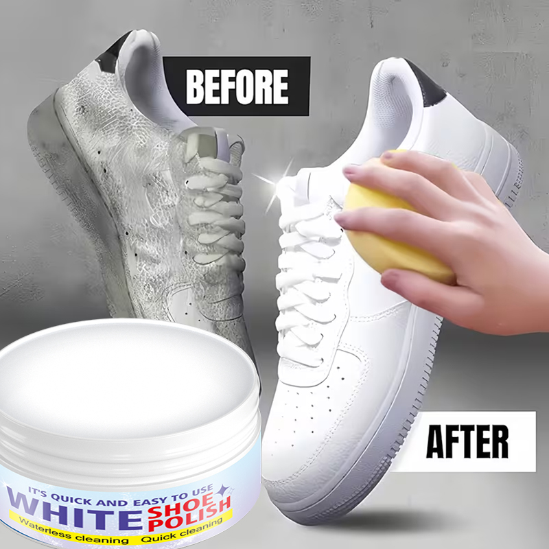 White Shoe Care Cream, Polishi - đánh giá và giá Sneaker Care Whitener