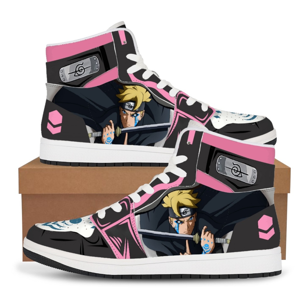 Naruto Anime High-Tops Sneaker - đánh giá và giá Leather Sneaker Care Kit